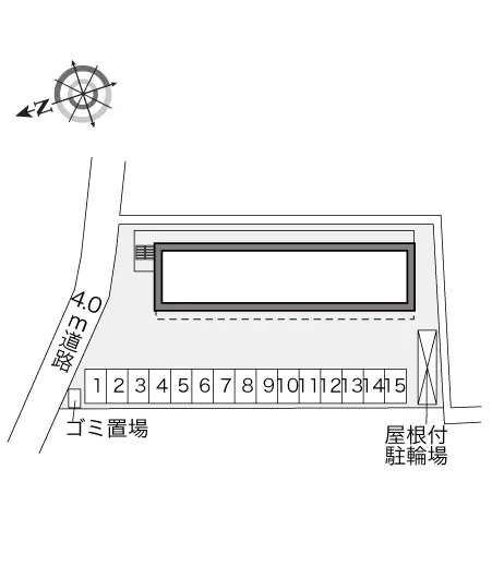 ★手数料０円★さいたま市桜区下大久保　月極駐車場（LP）